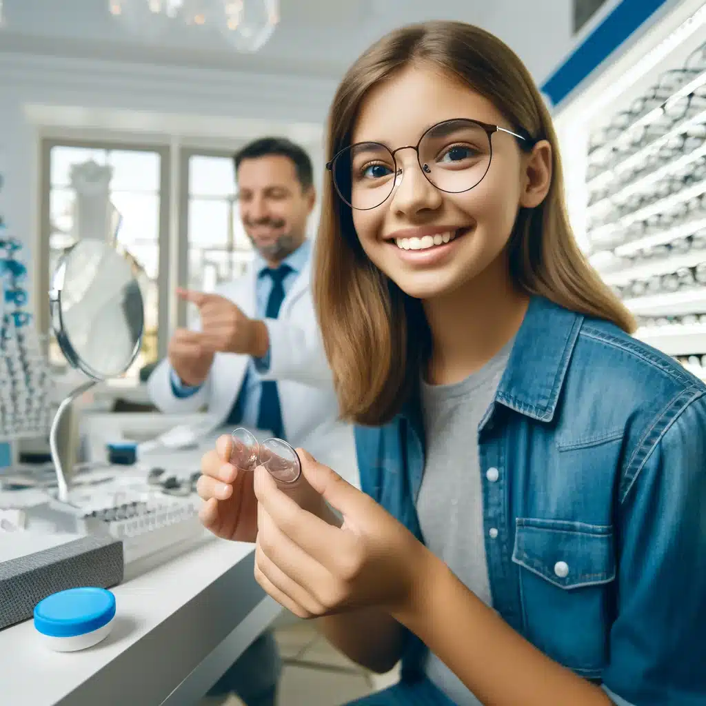 adolescenti da Ottica Poliottica Optometristi Imperia Oneglia Shop Negozio Occhiali Vista Sole Lenti a Contatto Ipovisione